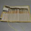 Paint Brushes Set of 24 Pieces Wooden Handles Brushes with Canvas Brush Case, Professional for Oil, Acrylic and Watercolor Painting