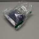 2Pcs Bonnets for Black Women Braid Bonnet, Large Long Satin Bonnet for Braids, Silk Bonnet with Stretchy Tie Band Sleep Cap Hair (2Pcs-Black&Dark Blue)