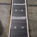 Walker Edison Wren Classic 6 Cubby TV Stand for TVs up to 80 Inches, 70 Inch, Black