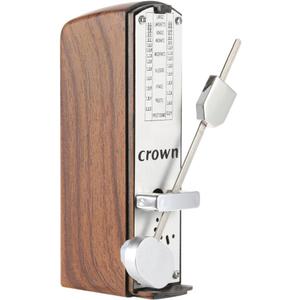 Mechanical Metronome Portable Mini Universal Metronome 11cm Height for Piano Guitar Violin Ukulele Chinese Zither Music Instrument (Light mahogany)
