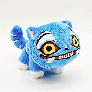 Yiakikio Tiger Derpy Plush Collectible Figurines Home Decor Animal Pillow for Sofa Bed Decor Throw Pillows (Stand Derpy)