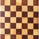 Linwnil End Grain Cutting Board 14.2"L x 9.5", Heavy Duty Acacia/Rubber Wood Cutting Board For Kitchen, Flippable Serving Board For Meat, Bread & Fruits, Rectangle14.2"L x 9.5"