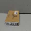 6pcs Vintage Style Cabinet Handles Dresser Drawer Pull Knob Wardrobe Cupboard Knobs with Plate and Screws (Small, Black)