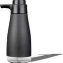 AIKE 15fl.oz Liquid Soap Dispenser for Dish and Hand Soap Matte Black (Anti-fingerprint Black Coating)