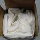 MIULEE Decorative Linen Euro Sham Pillow Covers 26x26 Cream White Boho Farmhouse Neutral Couch Throw Pillows for Bed Pack of 2 Accent Modern Pillowcase Sofa Livingroom Home Decor