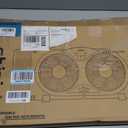 Shinic 9" Twin Window Fan, Reversible Airflow, Remote, 24"-37" White | ETL Certified Safe, 3 Speeds & 3 Modes, Built-in Bug Screen, Easy Remote Control