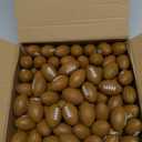 Jerify 120 Packs Mini Football Stress Ball, 1.46 Inch, PU Foam, Suitable for Parties, School, Rewards (Brown)