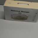 Abdominal Massager, Heated Abdominal Massage Device for Constipation, Gas, Bloating & Reflux, Soothing Kneading Belly Massager for Digestive Comfort, Rechargeable and Portable FSA Eligible (White)