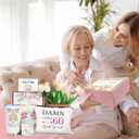 60th Birthday Gifts for Women, 60th Birhtday Gifts for Her, Women 60 Gifts, 60th Gift Baskets, Unique Funny 60th Birthday Ideas, 60 Years Old Gifts for Sister Friend Mom Wife Coworker Born in 1965