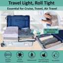 Cozy Essential Compression Bags for Travel - Travel Essentials - 16 Pack Space Saver Bags - No Vacuum Needed - Compression Packing Bags for Cruise Accessories