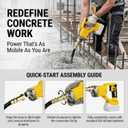 Handheld Concrete Vibrator Tool Cordless 800W 6000RPM
