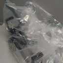 Under Desk Cable Management Tray No Drill, Metal Mesh Cable Management Under Desk with Clamp Mount, 2 Hole Cable Tray with Wire Management and Cord Organizer for Home Office Standing Desk (13.38", Black)