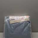 Extra Wide Thick Velvet Curtains 80x96 Inches Long Thermal Insulated Soundproof Room Darkening Luxury Pinch Pleated Window Drapes Set for Bedroom Living Room Grayish Blue 1 Panel