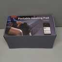 Comfytemp Cordless Knee Massager with Soothing Heat, FSA Eligible HSA Portable Heating Pad with App Control, Heated Knee Wrap, 3D Knee Support with 9 Heat & 5 Vibration, Gift for Grandma Grandpa Women