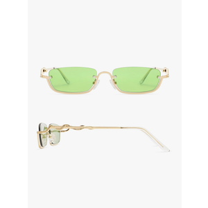 Snake Sunglasses for Women Men Narrow Rectangular Y2k Chic Sunnies AP3649