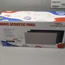 4 PCS Fabric Acoustic Panels,24''x12''x2'' Sound Proof Panels for Walls,Acoustic Wall Panels, Self-adhesive Soundproof Wall Panels for Echo Absorption for Home Studio Office (flaxen