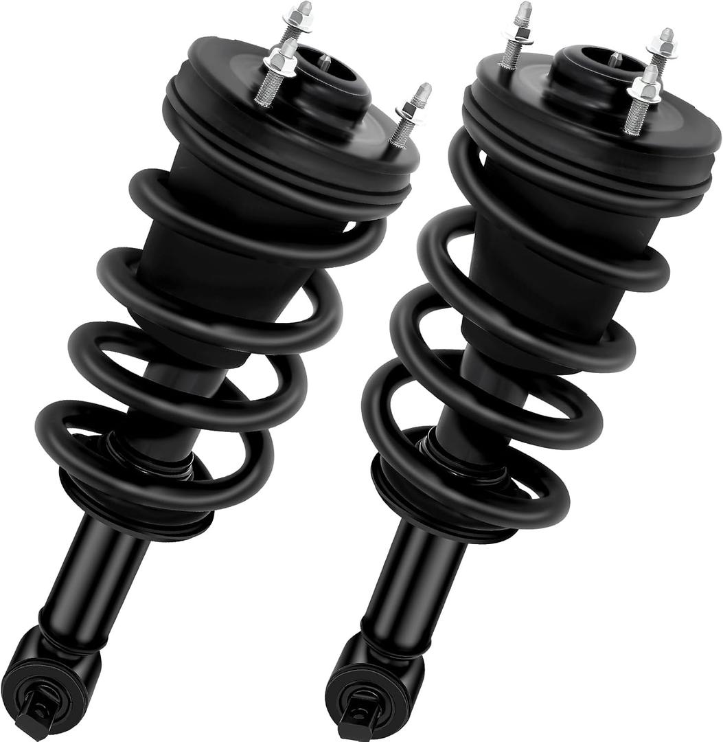 Front Complete Struts Coil Spring Assembly Shock Absorber Fit for 2007-2014 for Chevrolet Suburban 1500 2007-2013 for Chevrolet Avalanche 2007-2013 for Cadillac Escalade EXT 2007-2019 for GMC Yukon