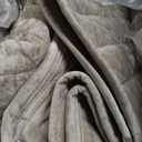 RECYCO Luxury Velvet Quilt Set Full Queen Size Bedding Sets, Ultra Soft Velvet Comforter Set, Lightweight Channel Box Stitch Oversized Bedspread Coverlet for All Season, with 2 Shams, Urban Taupe