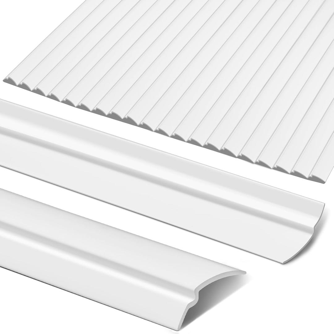20 Pack 72" Vinyl Snap in Window Glazing Bead Resistant Window Frame Seal Snap in Glazing Bead Vinyl Spline (White)