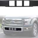 Front Bumper Lower Grille Trim for Ford F-150 2015-2017 Compatible with FL3Z-17E810-CA, Black ABS Guard Cover Replacement Plus OEM Style Protection