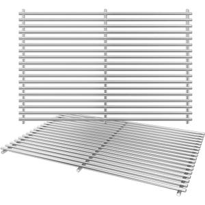 Grill Grates for Weber Spirit 300 & Spirit II GS4 300 Series, Stainless Steel Grates Replacement for Weber Spirit 310 E310 Grill Parts 7639 Spirit 700 Genesis Silver/Gold/Platinum B & C, 1000-3500