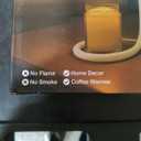 White candle warmer lamp, scented wax warmer, Christmas candle warmer lamp gifts for women, housewarming gifts (Output Adapter not Included)