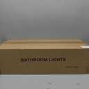 Bathroom Vanity Light for Mirror: 4-Light Modern Wall Sconce Lighting with Clear Glass Bath Vintage Wall Mounted Lamps for Bedroom, Living Room