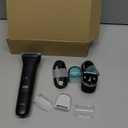 Philips Norelco Body Groomer 5000 Series, Intimate Hair Trimmer & Shaver for Men with Dual 100% Showerproof Full Body Shave & Trim Heads and Two Bi-Directional Body Hair Combs, BG5495/50 (Black)