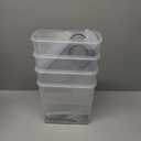 Utopia Kitchen Cereal Containers Storage Set  4 Pack 4L(135.2 oz) Airtight Food Storage Containers with Lids, BPA-Free Cereal Dispensers for Pantry Organization and Storage (Clear)