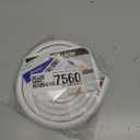 78" Side Buckle Cable Hider Cords,Extension Cord Covers for Wires On Wall,Adhesive Cord Hider for Wall Mount Tv, Wire Channel for Cable Concealer,Cable Raceway Home & Office,White, W 1.08" H 0.6"