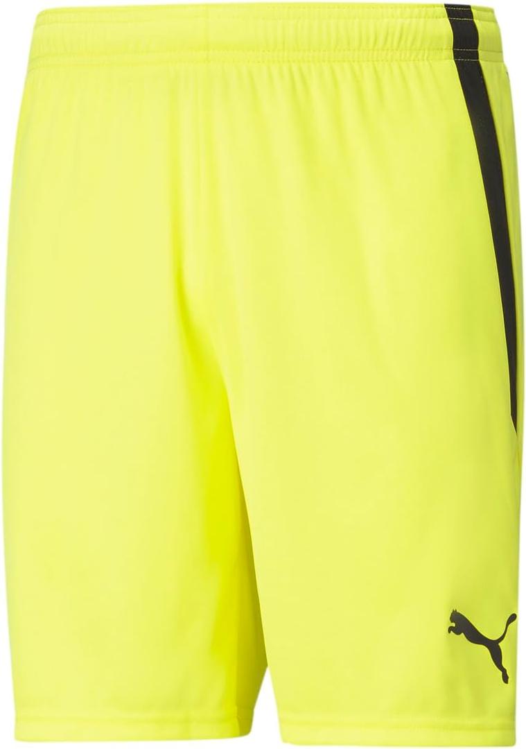 PUMA Mens Teamliga Shorts Casual Bottoms Casual Drawstring (Green, M)