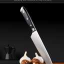 Chef Knife 8-Inch  German High Carbon Stainless Steel 1.4116 Blade, Sharp Kitchen Knife, Ergonomic Pakkawood Handle, 3-Year Warranty