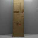 5-Light Matte Black Vanity Light Fixture with White Glass Shade for Bathroom Over Mirror, 40 Inches