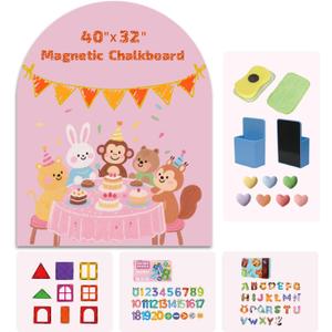 Magnetic Arch Wall Decal for Kids 40"x32" Upgraded Magnet Wall