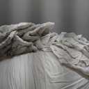 Lush Decor Serena Comforter Set, 3 Piece Set, King, Light Gray - Cute Comforter - King Bedding Set - Gray Comforter King Size - Coquette Decor