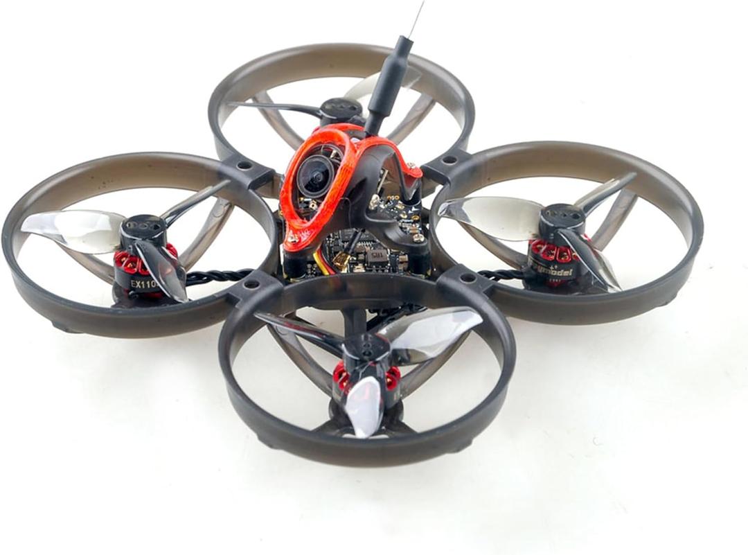 HappyModel Mobula8 Micro FPV Drone: 1-2S 85mm Tiny Whoop with Caddx Ant FPV Camera X12 AIO Flight Controller ELRS Receiver 400mW FPV VTX EX1103 KV11000 Brushless Motor For adults FPV Racing