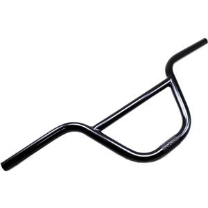 BMX Handlebar Swallow Shaped High-Carbon Steel 585mm 22.2mm Handle Bar Bicycle Parts Bike Accessories,Black, (WS01-CBBK-A)