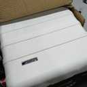 Cabin Max Anode 44L 55x40x20cm (22x16x8inch) Carry On Hand Luggage Suitcase - Lightweight, Hard Shell, 4 Wheels, 3 Digit Combination Lock (White)