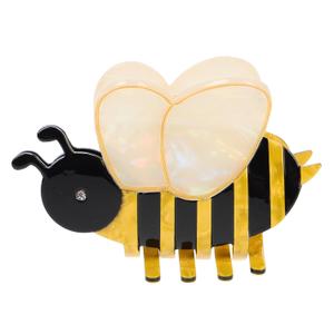 Beaupretty Bees Claw Clip Cartoon Bee Hair Clip for Women and Girls Honeybee Design Hair Accessories Secure Hold for Thick Daily Styling Bun Ponytail