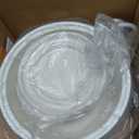 Electric Stew Pot, Ceramic Soup Porridge Cooker, Slow Cookers with Lid, 1L, White