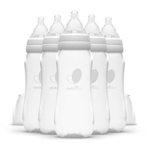 Evenflo Feeding Premium Proflo Venting Balance Plus Standard Neck Baby, Newborn and Infant Bottles - Developed by Pediatric Feeding Specialists - 9 Ounce (Pack of 6) (Clear)