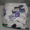 No Hook Shower Curtain with Snap in Liner - Watercolor Floral Shower Curtain - Fabric Waterproof Inner Liner, Plants Blue Beige Flowers White Cloth Shower Curtains Washable, 71 x 74 Inch