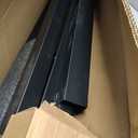 VIVOSUN Outdoor Handrail, 4 Step Stair Handrail, 54" x 36" Fits 1 to 4 Steps, Wrought Mattle Iron Handrail for Concrete Steps, Porch Steps, One-Step Assembly, Black