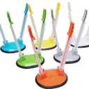 Baggy Rack For Ziploc Bag Holder, Food Prep & Freezer Bag Holders, 6 Pack/6 Color