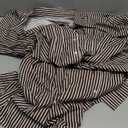 SAFRISIOR Women Button Front Pleated Shirt Dress Brown Summer Striped Short Sleeve Lapel V Neck Corset Maxi Dress Size L