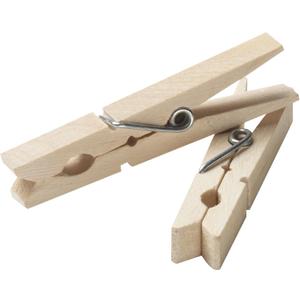 Household Essentials Classic Birchwood Clothespins, Bag of 50