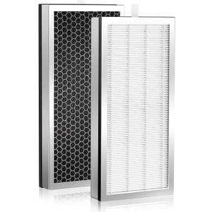 Replacement Filter 2 Pack Compatible with 40 Series Air Purifier,3-in-1 Filters, Contains H13 HEPA & Activated Carbon