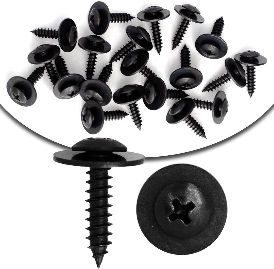 20 Pcs Liner Splash Shield Wheelhouse Liner Tapping Bolt Screw for Honda BMW Acura ILX RDX TL TSX 90114-SE0-000