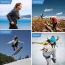 Funny Halloween Pattern Beanie Hat Skull Cap Knit Hats Scarf Head Wrap Caps for Men Women