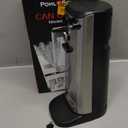 POHL SCHMITT 3 in 1 Electric Can Opener Smooth Edge with Knife Sharpener and Bottle Opener - Easy Push Down Lever - All Standard-Size & Pop-Top Cans, Durable Stainless Steel & ABS, Kitchen Accessories